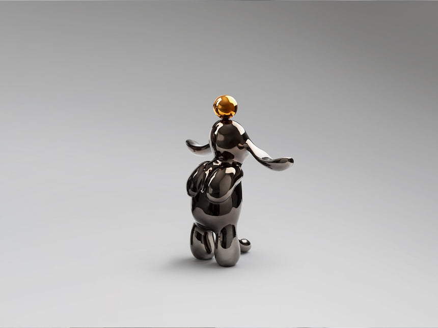 Figura decorativa Schuller Conejo gris y naranja 35cm vista 4
