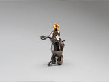 Figura decorativa Schuller Conejo gris y naranja 35cm vista 5