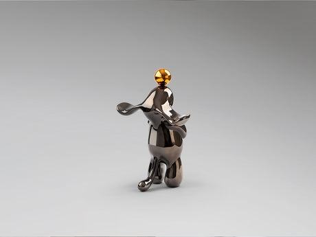 Figura decorativa Schuller Conejo gris y naranja 35cm vista 5