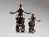 Figura decorativa Schuller Conejo gris y naranja 35cm 302258 - imagen 9