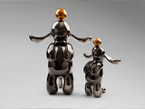 Figura decorativa Schuller Conejo gris y naranja 35cm vista 7
