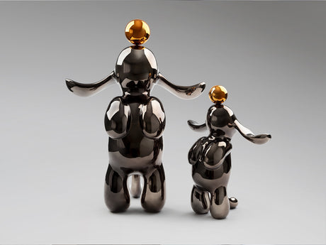 Figura decorativa Schuller Conejo gris y naranja 35cm vista 7