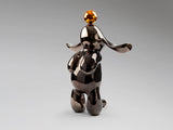 Figura decorativa Schuller Conejo gris y naranja 52cm 302364 - imagen 5