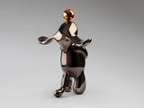 Figura decorativa Schuller Conejo gris y naranja 52cm 302364 - imagen 6