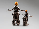 Figura decorativa Schuller Conejo gris y naranja 52cm 302364 - imagen 9
