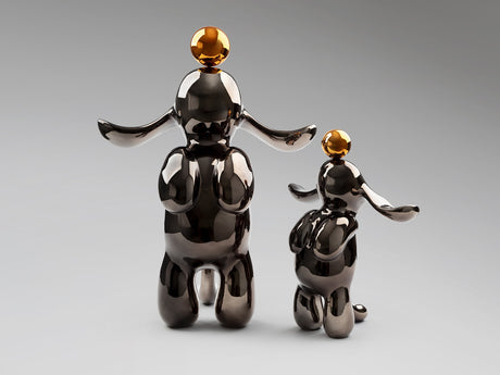 Figura decorativa Schuller Conejo gris y naranja 52cm vista 7