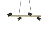 Trio Marley Lámpara colgante de metal schwarz-gold 302400480