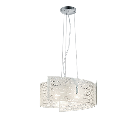 Lámpara de techo colgante Trio Signa LED blanco 2700K 150cm 302500301