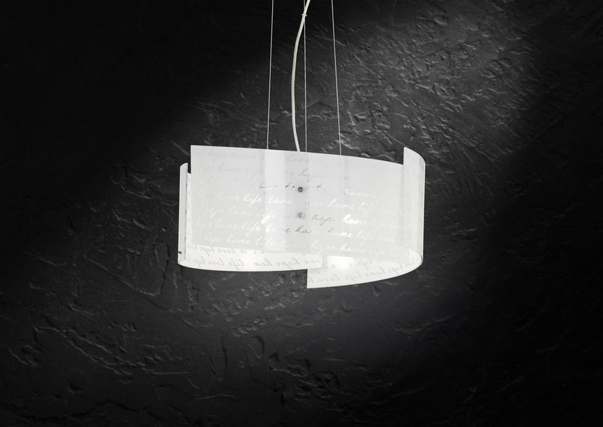 Lámpara de techo colgante Trio Signa LED blanco 2700K 150cm 302500301