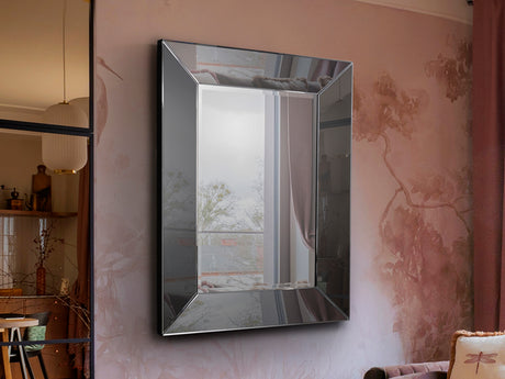 Espejo arco Schuller Roma plata y smoke 81x110cm 302548
