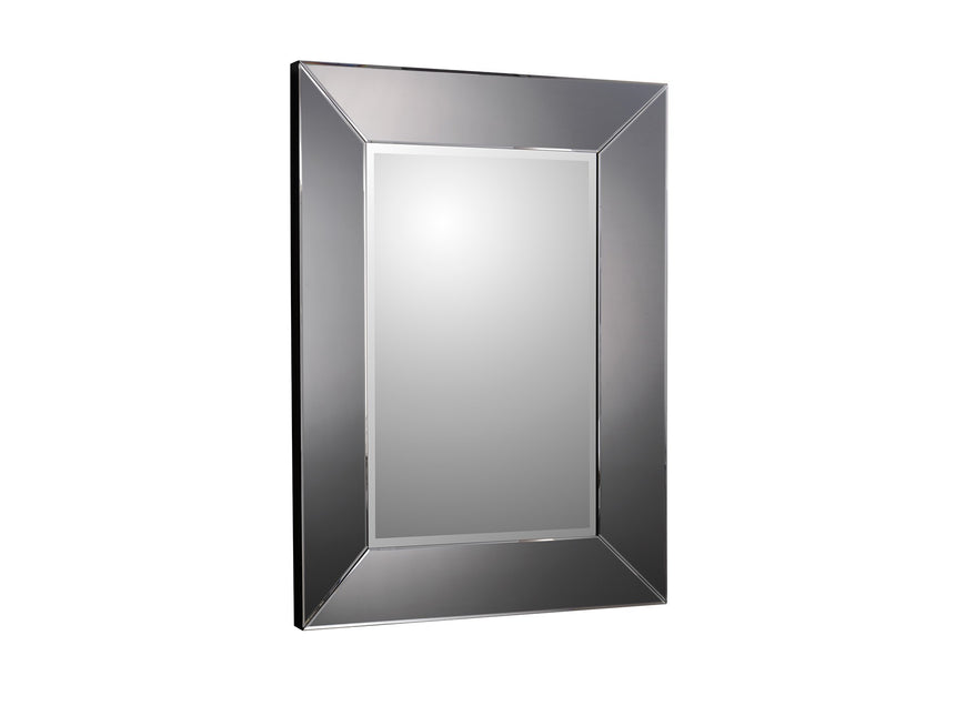 Espejo arco Schuller Roma plata y smoke 81x110cm ambiente