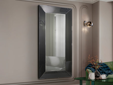 Espejo arco Schuller Roma plata y smoke 90x185cm 302623