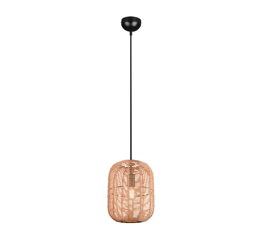 Trio Runa black mat metal pendant lamp 303000132