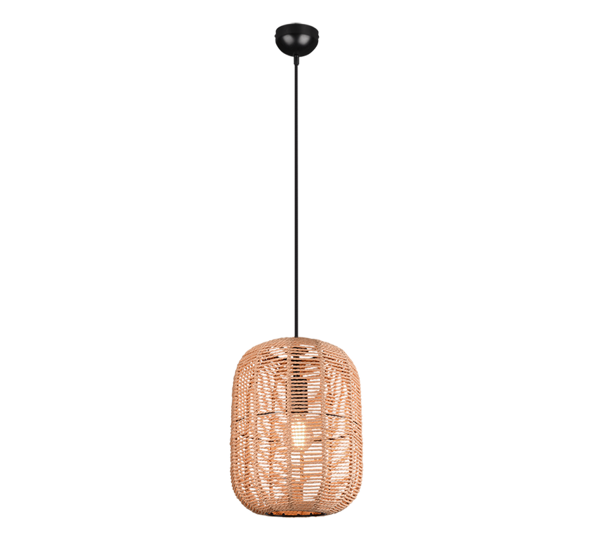 Lámpara de techo colgante Trio Runa negro mate 150cm 3