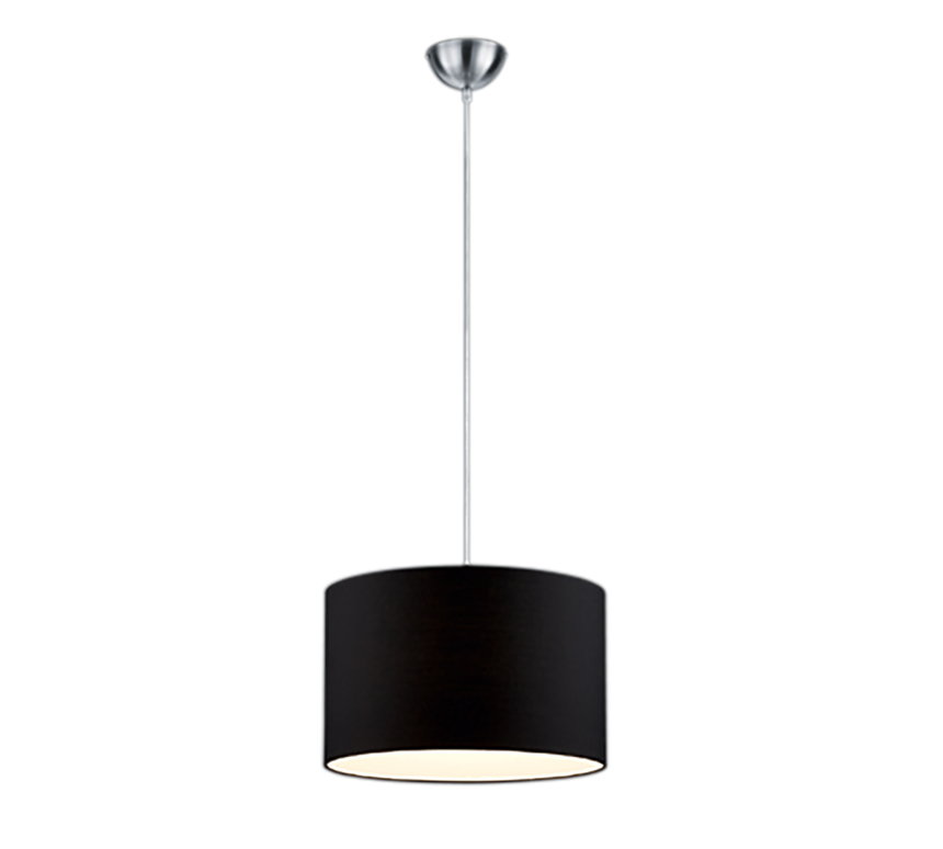 Lámpara de techo colgante Trio Hotel níquel mate 150cm 3