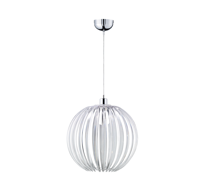 Lámpara de techo colgante Trio Zucca transparente 150cm 304100100