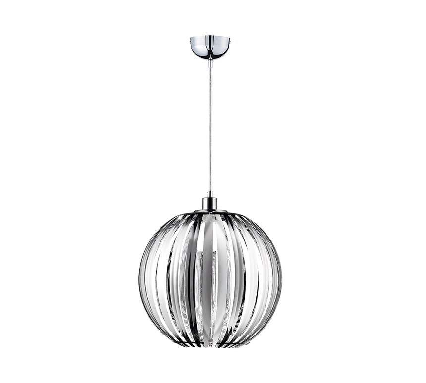 Lámpara de techo colgante Trio Zucca cromo 150cm 304100106