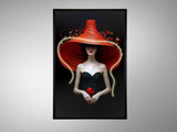 Cuadro con luz LED Schuller Tocado negro 80x120cm vista 3