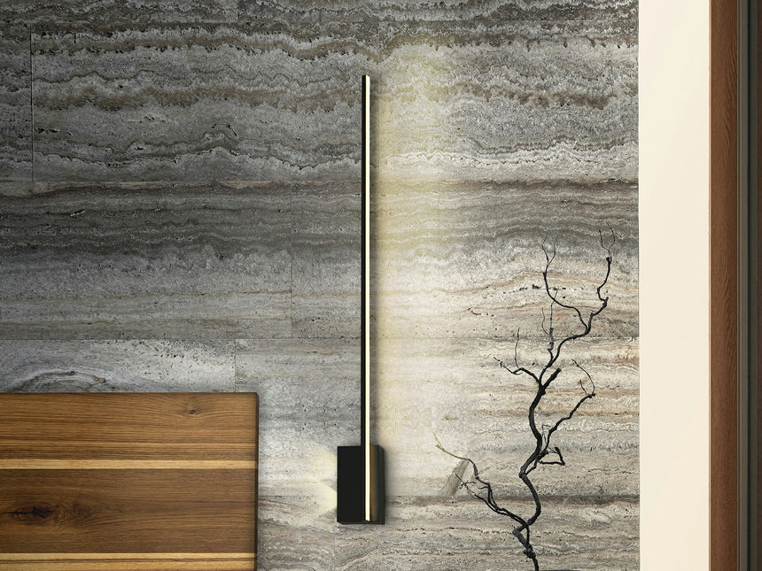 Lámpara aplique de pared Schuller Stick LED 3 luces negro 3000K 304252