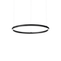 Lámpara colgante Ideal Lux Oracle Slim LED 28W 3000K regulable Ø50cm negro — ref. 304366 (1)