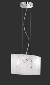Lámpara de techo colgante Trio Spirelli LED blanco 2700K 150cm 304400201