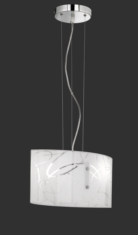 Lámpara de techo colgante Trio Spirelli LED blanco 2700K 150cm 304400201