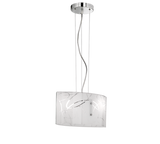 Lámpara de techo colgante Trio Spirelli 2 luces blanco 150cm 304400201