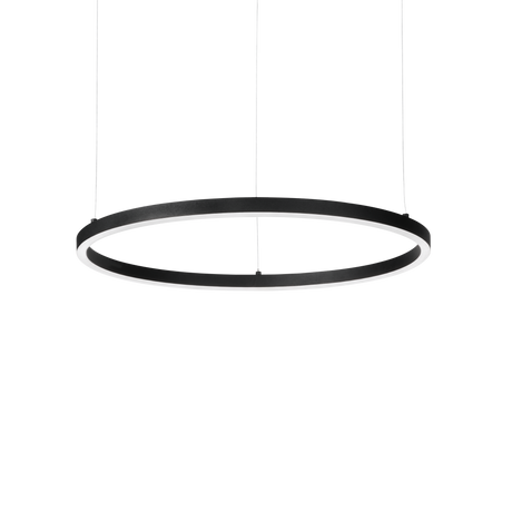 Lámpara colgante Ideal Lux Oracle Slim negro LED 37W 4000K Ø70cm 304410
