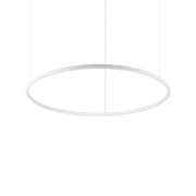 Lámpara colgante Ideal Lux Oracle Slim blanco LED 42W 3000K regulable Ø90cm 304434