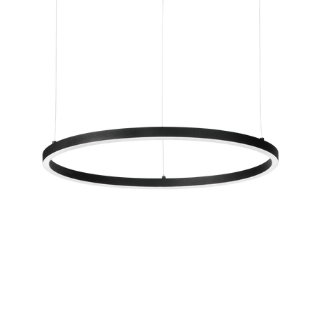 Lámpara colgante Ideal Lux Oracle Slim negro LED 53W 4000K Ø90cm 304441