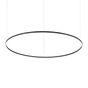Lámpara colgante Ideal Lux Oracle Slim LED 77W regulable Ø150cm 3000K negro — ref. 304458 (1)
