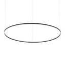Lámpara colgante Ideal Lux Oracle Slim LED 77W regulable Ø150cm 3000K negro — ref. 304458 (1)