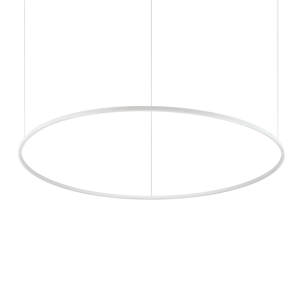 Lámpara colgante Ideal Lux Oracle Slim blanco LED 77W regulable Ø150cm 304465
