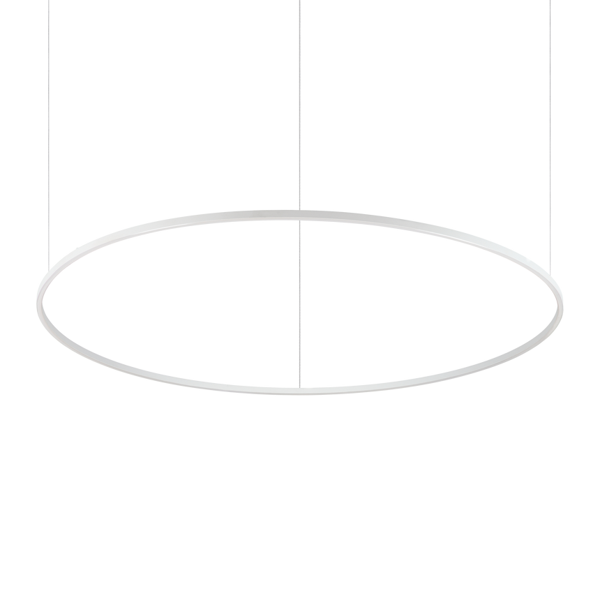 Lámpara colgante Ideal Lux Oracle Slim blanco LED 77W regulable Ø150cm 304465