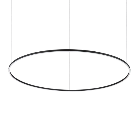 Lámpara colgante Ideal Lux Oracle Slim negro LED 81W Ø150cm 304472