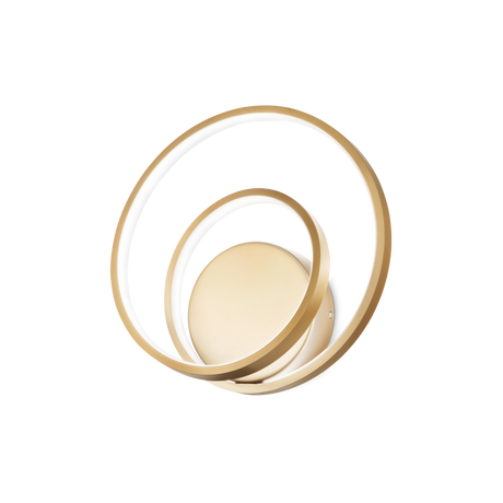 Aplique de pared Ideal Lux Oz latón LED 28W 3000K regulable Ø29cm 304502