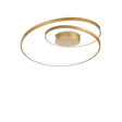 Plafón de techo Ideal Lux Oz latón LED 48W 3000K regulable Ø60cm 304533