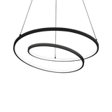 Lámpara colgante Ideal Lux Oz negro LED 55W regulable Ø80cm 304588