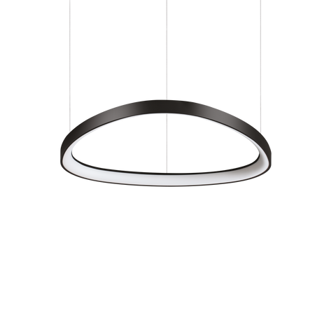 Lámpara colgante Ideal Lux Gemini negro LED 47W 3000K regulable Ø61cm 304694