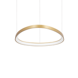 Lámpara colgante Ideal Lux Gemini latón LED 47W 3000K regulable Ø61cm 304700