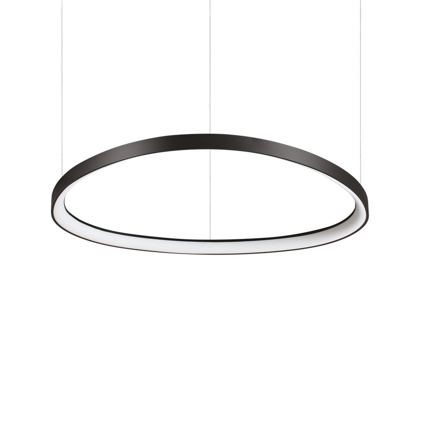 Lámpara colgante Ideal Lux Gemini negro LED 55W regulable Ø81cm 304724