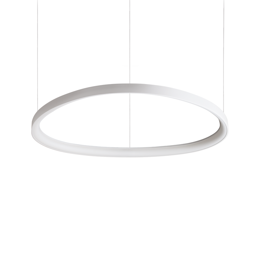 Lámpara colgante Ideal Lux Gemini blanco LED 55W regulable Ø81cm 304748