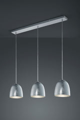 Trio Ontario Matte Nickel Metal Pendant Lamp 305200389