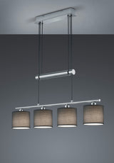 Trio Garda Matte Nickel Metal Pendant Lamp 305400411