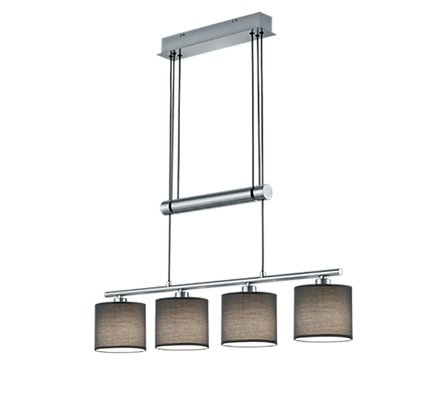 Trio Garda Matte Nickel Metal Pendant Lamp 305400411