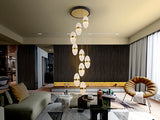 Schuller Garden Lámpara de techo colgante 9 luces negro bronce 305723