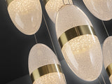 Schuller Garden Lámpara de techo colgante 9 luces negro bronce 305723