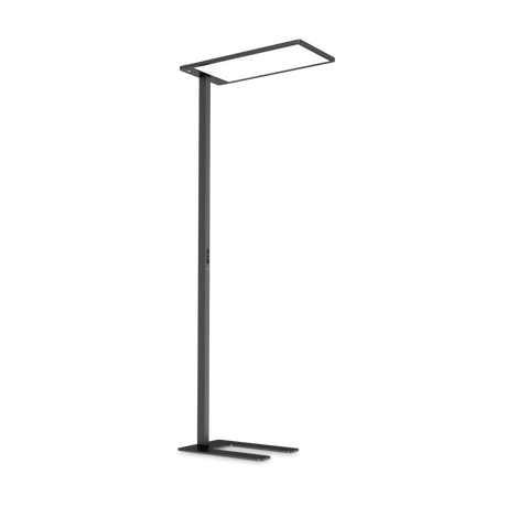 Lámpara de pie Ideal Lux Comfort negro cristal LED 76W regulable 0,2cm 306469