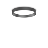 Plafón de techo Ideal Lux Fly negro LED 18W 4000K Ø35cm 306582