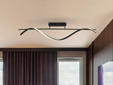 Schuller Boa Modern Ceiling Light Black 307642